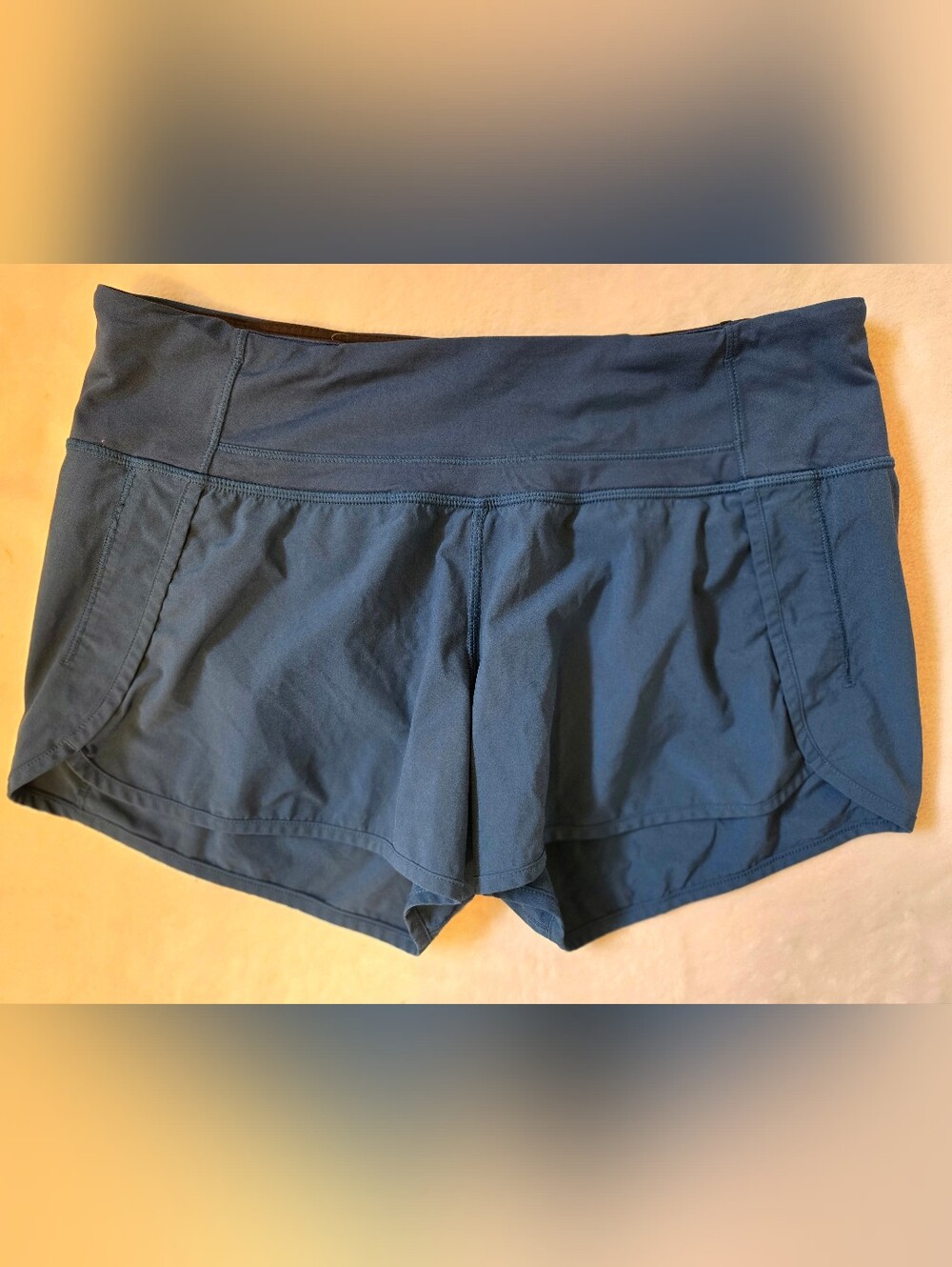lululemon athletica Slate Blue Athletic Speedup Shorts